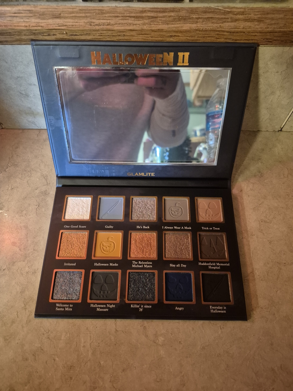 Glamlite Halloween II Welcolme To Haddonfield Eyeshadow Palette DISCONTINUED!!!!